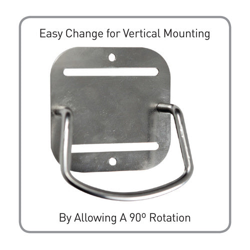 Deluxe Drop D Ring - Horizontal or Vertical Mount to 2.0” Webbing